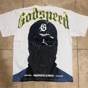 Godspeed White Graphic Tee